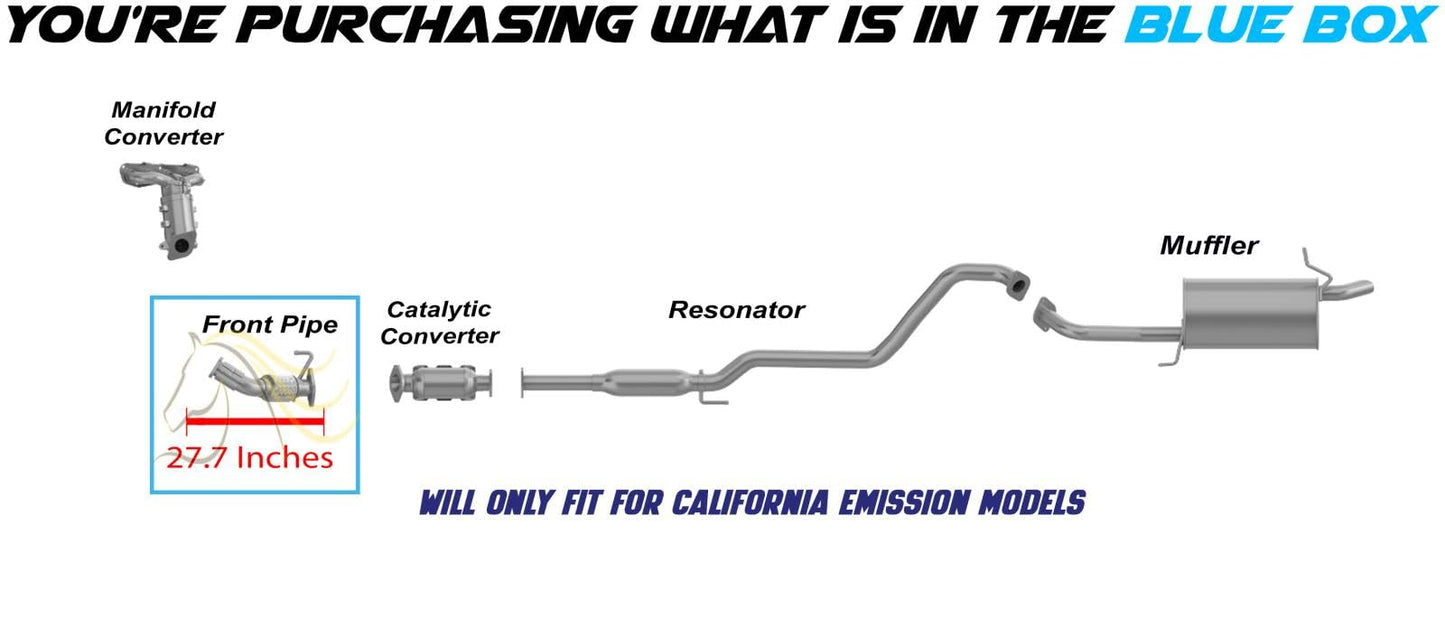 2014-2016 Kia Forte 1.8L Front Exhaust Flex Pipe