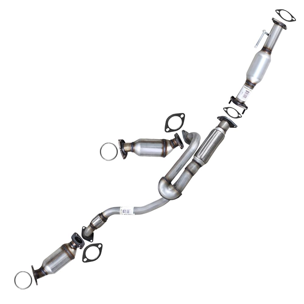 Catalytic Converters with Flex Y Pipe for 2009-2017 Buick Enclave/Chevrolet Traverse | 2009-2016 GMC Acadia | 2017 Acadia Limited | 2009-2010 Saturn Outlook | 3.6L