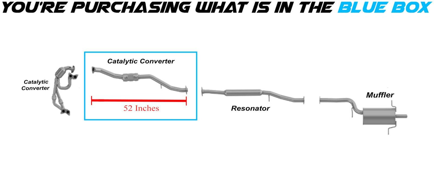 Rear Catalytic Converter for 2006-2007 Subaru Impreza | 2006-2008 Subaru Forester 2.5L