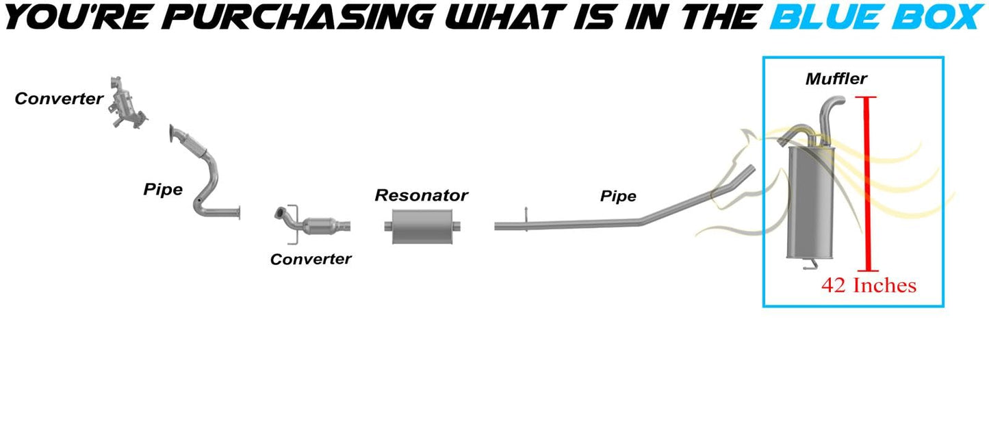 2015-2019 Chevrolet Trax 1.4L Exhaust Muffler