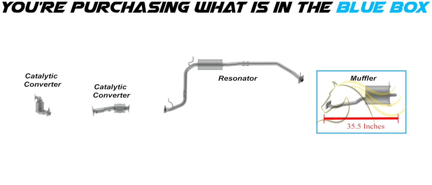 2015-2020 Honda Fit 1.5L Exhaust Muffler
