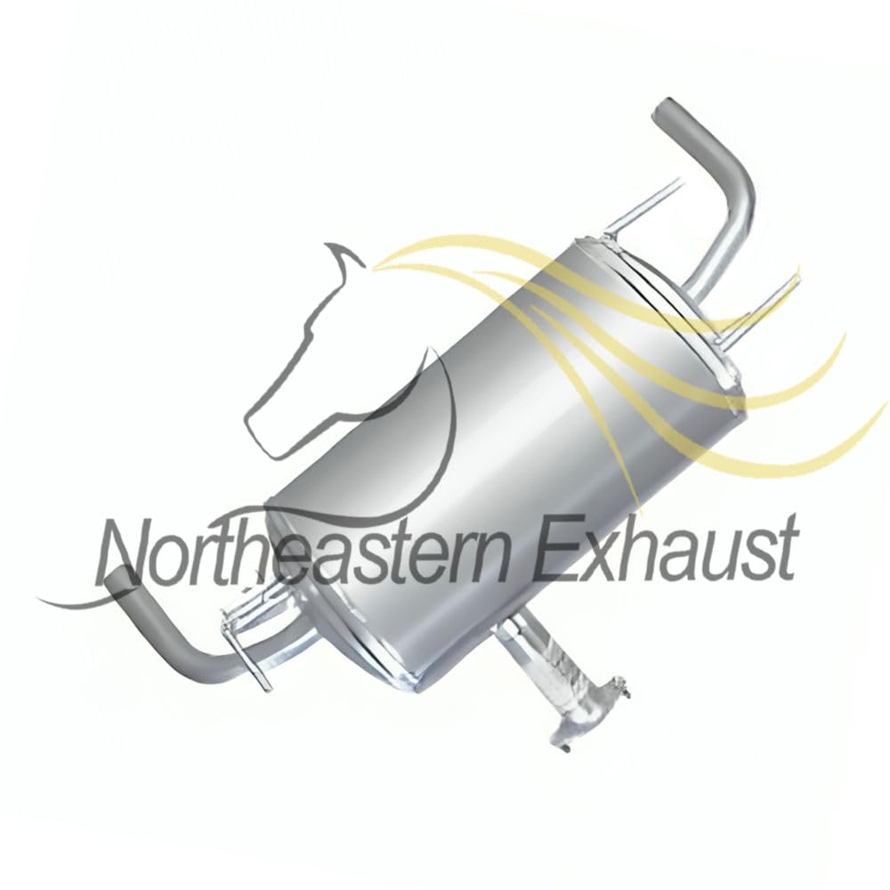 Northeastern Exhaust | Stainless Steel - Direct Fit Resonator Pipe and Muffler Assembly Compatible for Nissan Altima 2008-2013 2.5L & 3.5L - Free Clamp and Gaskets Included