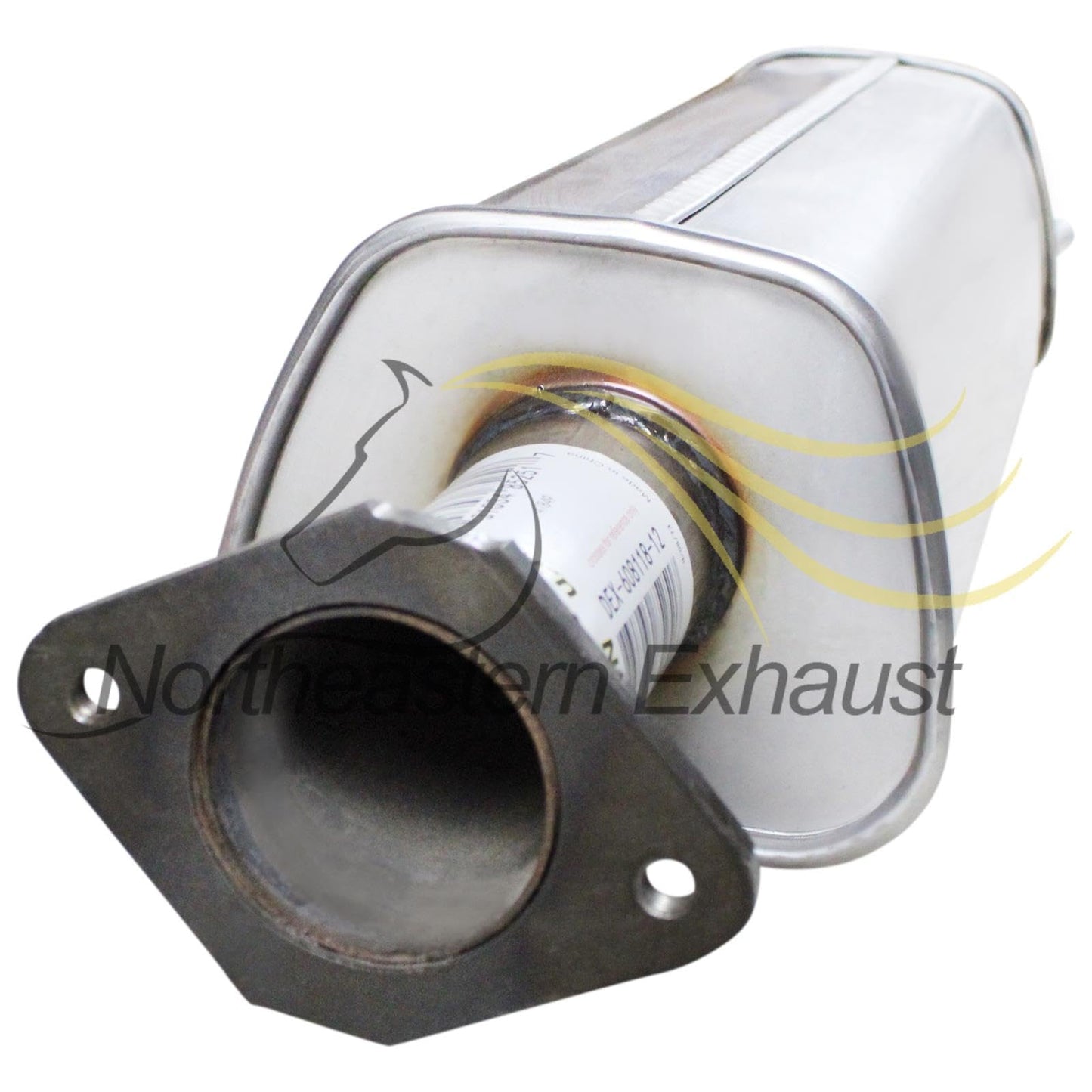 Northeastern Exhaust | Stainless Steel - Direct Fit Resonator Pipe and Muffler Assembly Compatible for Nissan Altima 2008-2013 2.5L & 3.5L - Free Clamp and Gaskets Included