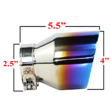 Stainless Steel Universal Exhaust Tips 2.5"ID / 4"OD / 5.5"Long
