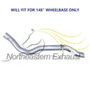2015–2019 Ford Transit-350 HD 3.7L Exhaust Tail Pipe - For 148" WB Only