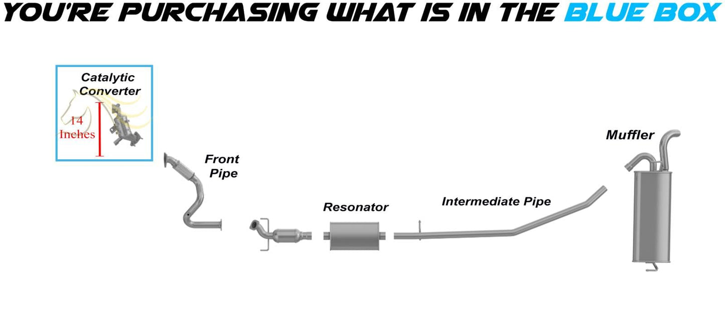 Catalytic for 2013-2021 Buick Encore | 2011-2015 Chevrolet Cruze | Cruze Limited 2016 | Sonic 2012-2020 | Trax 2013-2021 | 1.4L