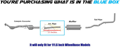 Exhaust Pipe for 2004-2011 Ford Ranger 2.3L | 2005-2009 Mazda B2300 2.3L | 111.6 WB