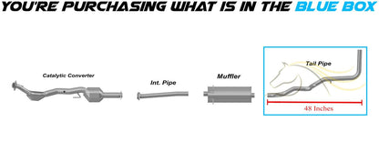 Exhaust Tail Pipe for 2004-2011 Ford Ranger | 2005-2009 Mazda B2300 2.3L