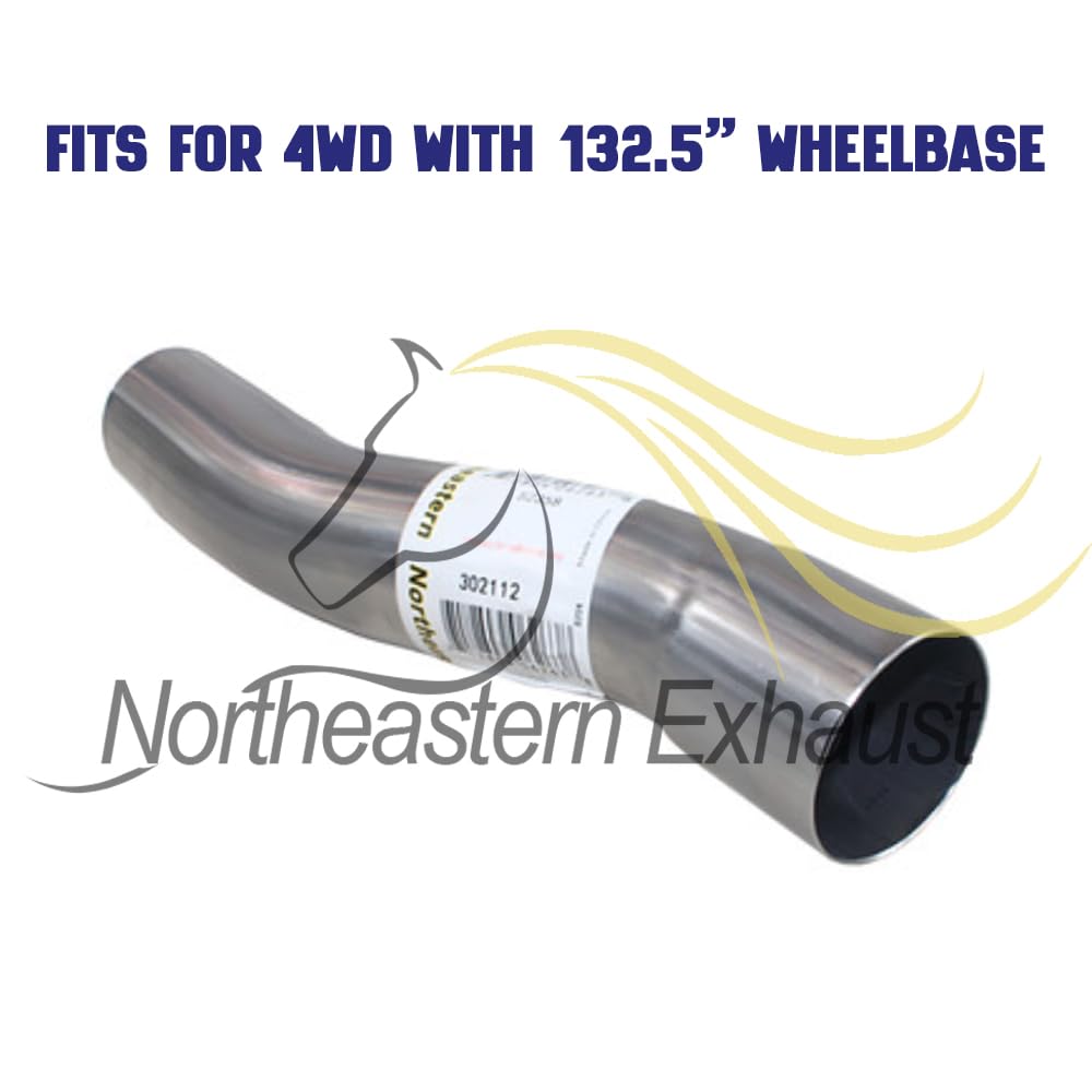 Exhaust Pipe for 2005-2008 Ford F-150 4.2L 4WD | 2004-2008 F-150 4.6L 5.4L | 2006-2008 Lincoln Mark LT 5.4L | 132.5" WB