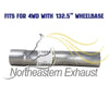 Exhaust Pipe for 2005-2008 Ford F-150 4.2L 4WD | 2004-2008 F-150 4.6L 5.4L | 2006-2008 Lincoln Mark LT 5.4L | 132.5" WB