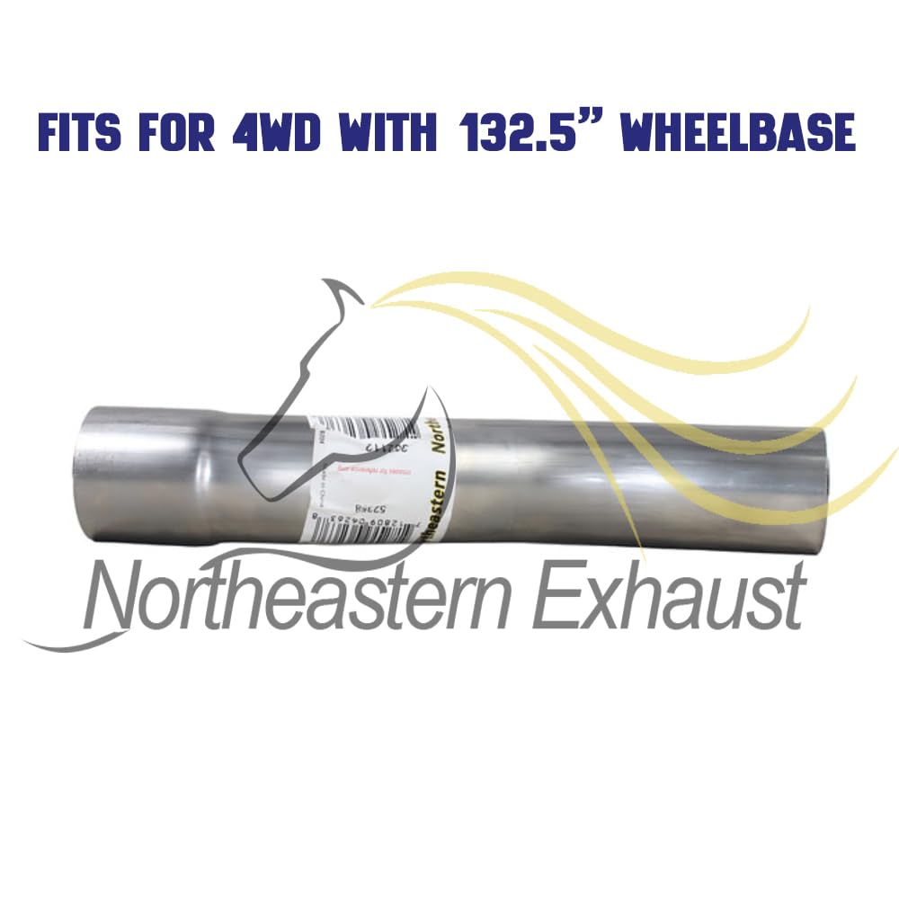 Exhaust Pipe for 2005-2008 Ford F-150 4.2L 4WD | 2004-2008 F-150 4.6L 5.4L | 2006-2008 Lincoln Mark LT 5.4L | 132.5" WB