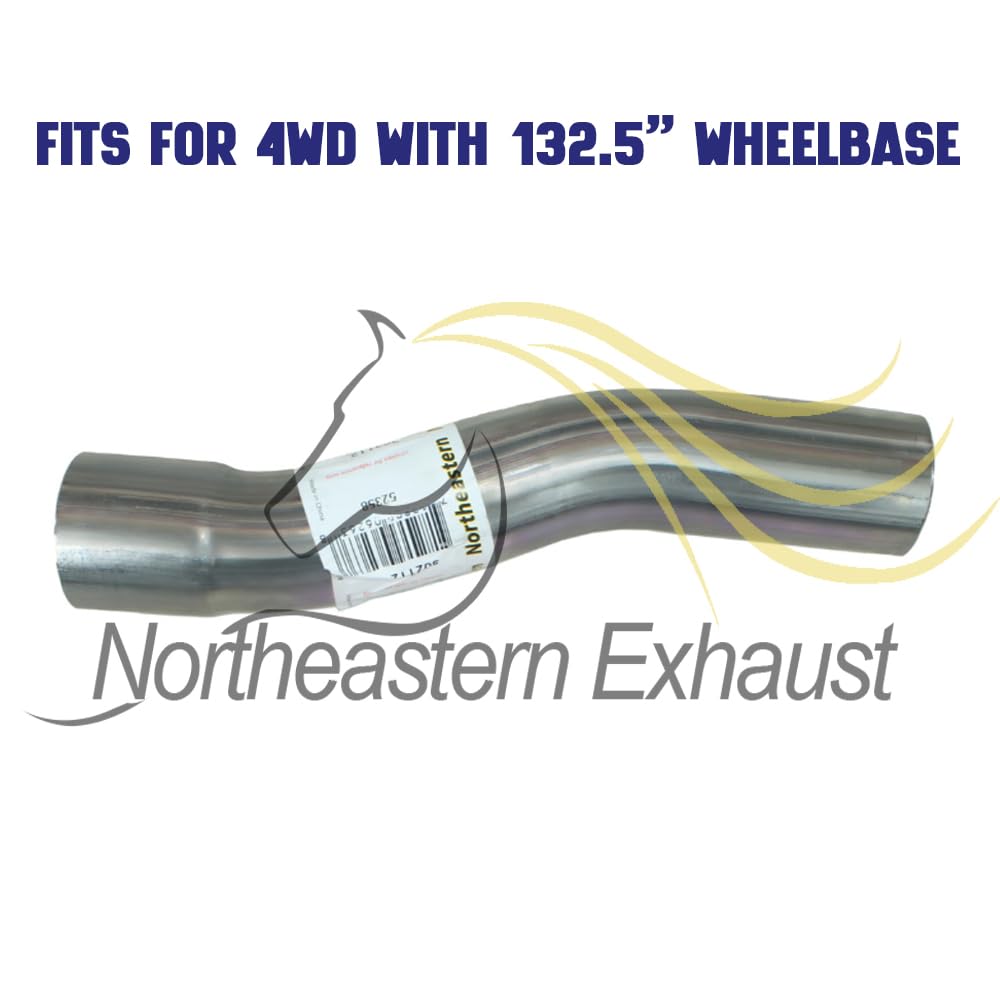 Exhaust Pipe for 2005-2008 Ford F-150 4.2L 4WD | 2004-2008 F-150 4.6L 5.4L | 2006-2008 Lincoln Mark LT 5.4L | 132.5" WB