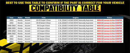 1998-2002 Honda Accord 2.3L Catalytic Converter - EPA Approved