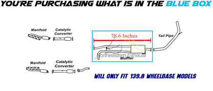 2007-2015 Nissan Titan 5.6L Exhaust Muffler Assembly | 139.8" Wheelbase only