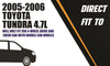 2005-2006 Toyota Tundra 4.7L Complete Exhaust System Kit