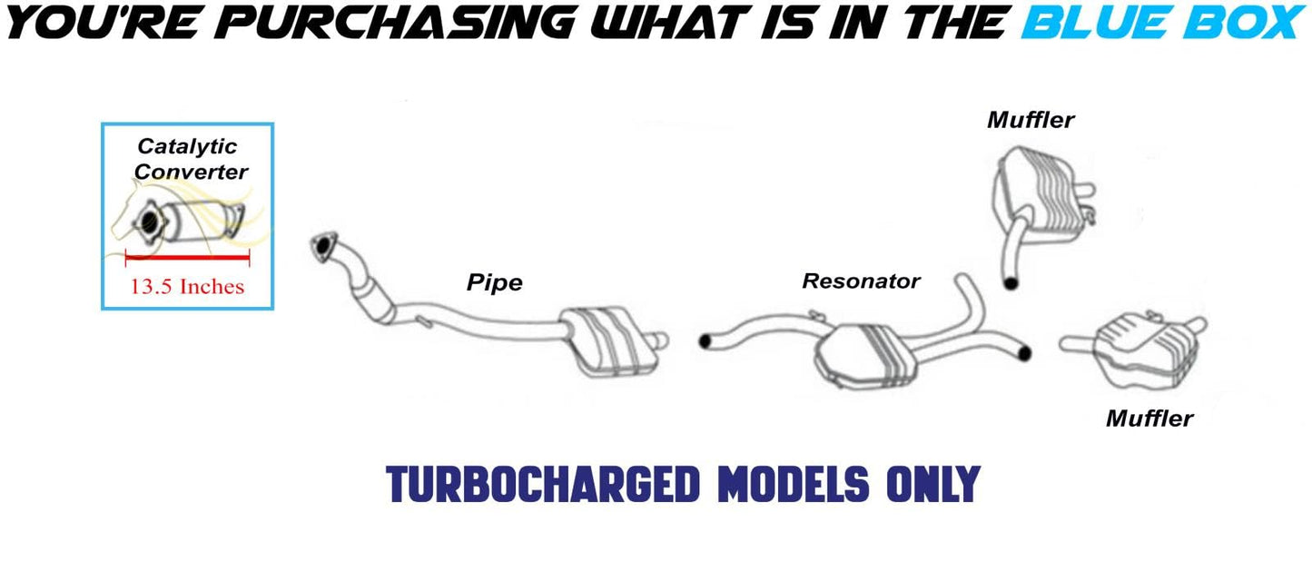 2016-2018 Audi A6 2.0L Catalytic Converter - EPA Approved | For Turbocharged