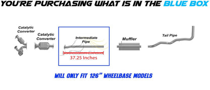 Exhaust Pipe for 2004-2007 Mazda B3000 3.0L | 2004-2009 B4000 4.0L