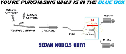 2013-2017 Honda Accord 3.5L Exhaust Y Pipe - Sedan models only