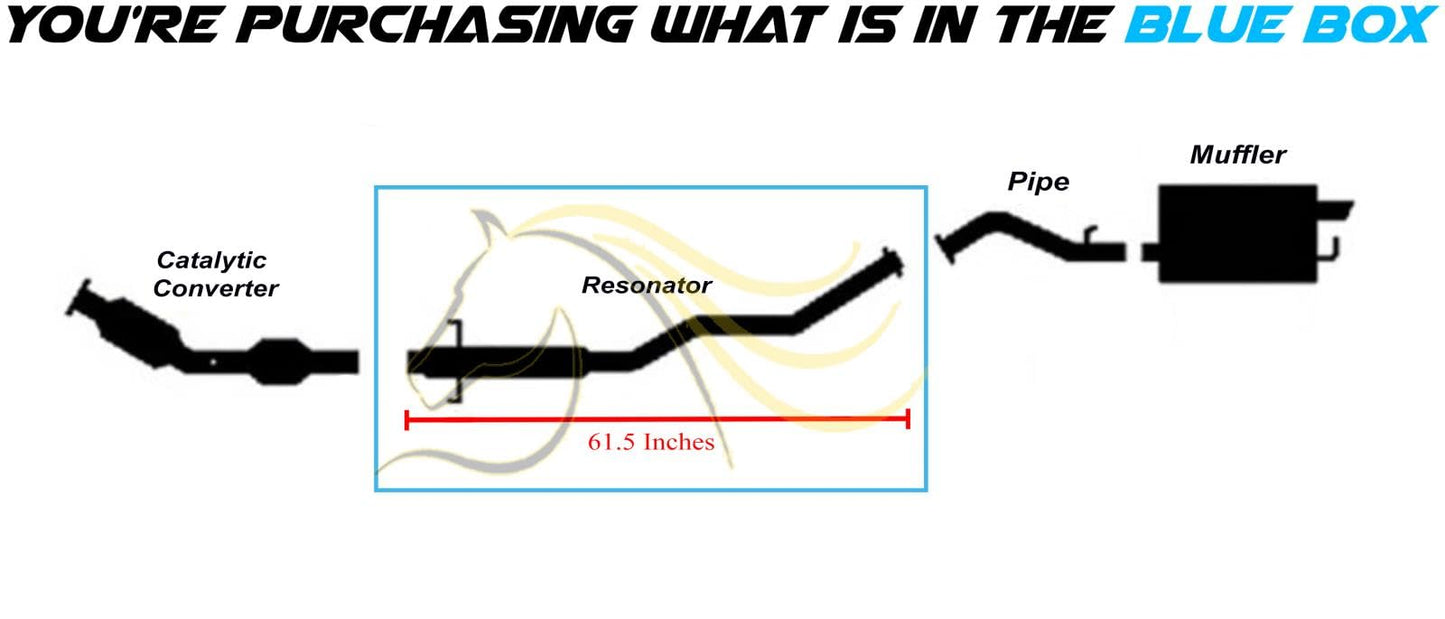 2014-2019 Toyota Corolla 1.8L Exhaust Resonator Pipe