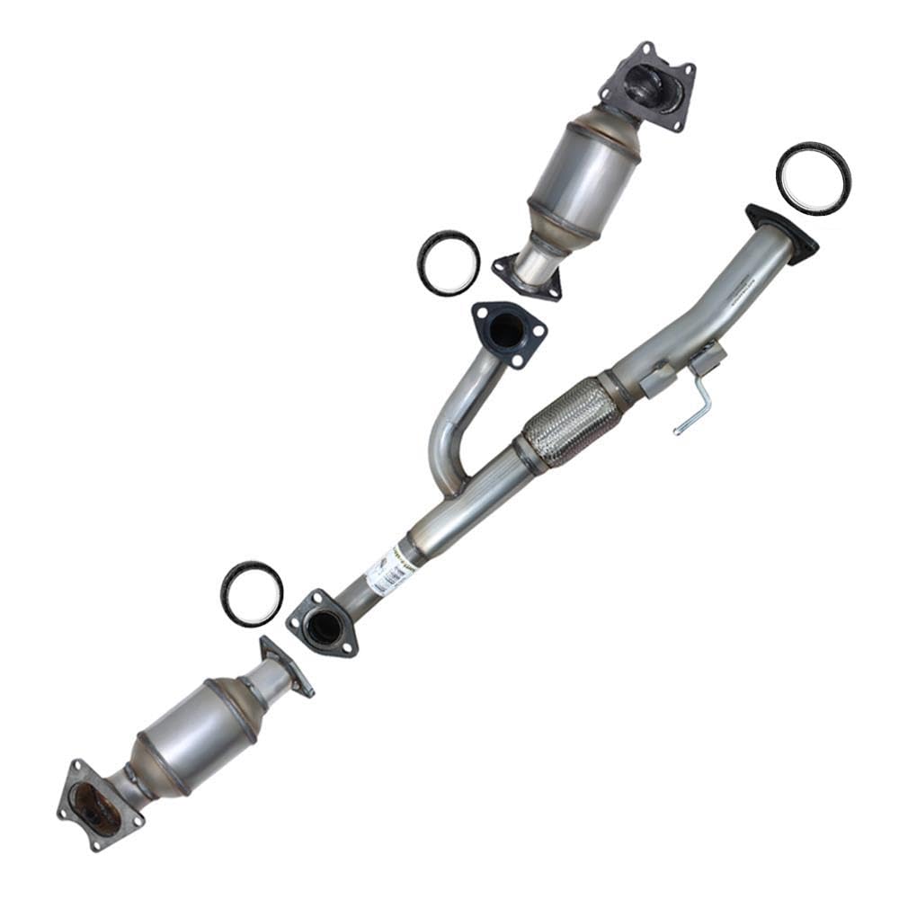 2005-2010 Honda Odyssey 3.5L Pair of Manifold Catalytic Converter and Y Pipe