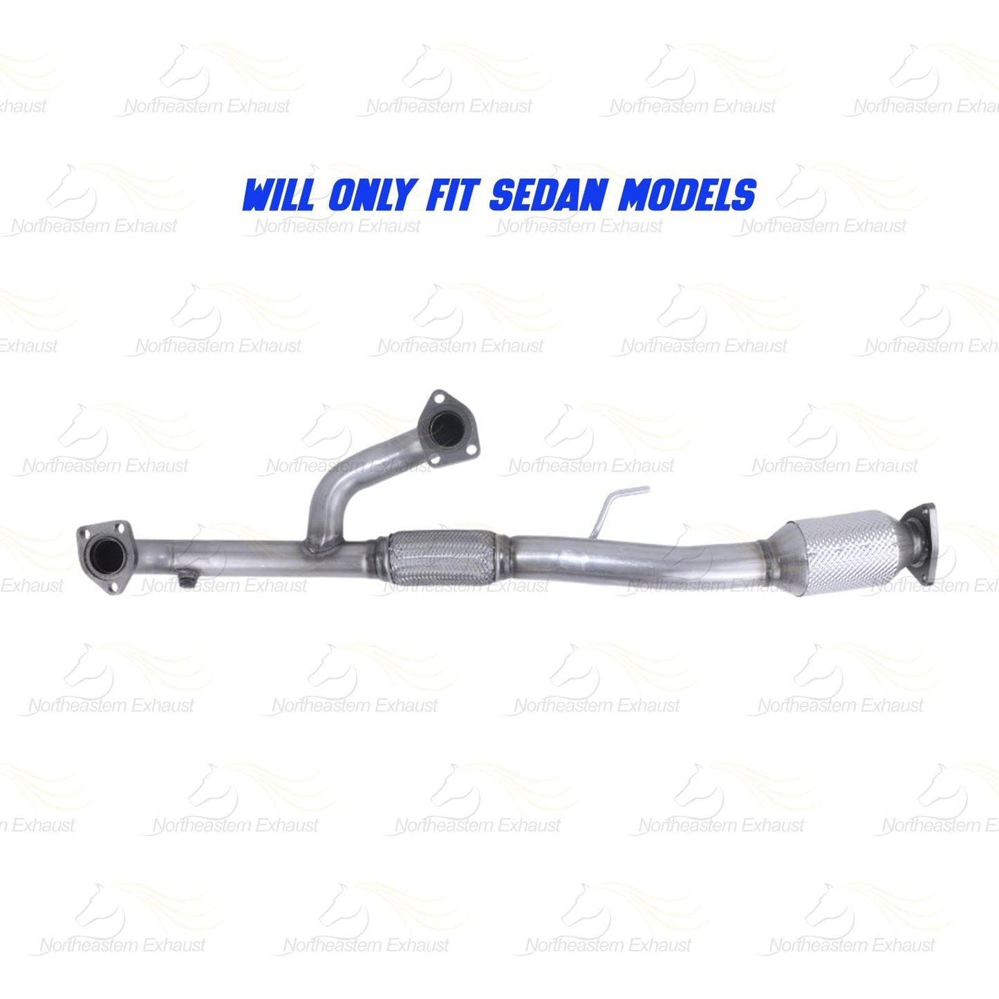 Northeastern Exhaust | Stainless Steel EPA-Approved Catalytic, Resonator, Intermediate Pipe, Y-Pipe & Pair of Muffler Compatible for 2013-2017 Honda Accord 3.5L | Free Gaskets and Clamps Included
