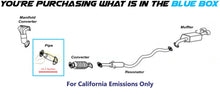 Exhaust Pipe for 2010-2013 Kia Forte and Forte Koup 2.0L 2.4L - For California Emissions Only