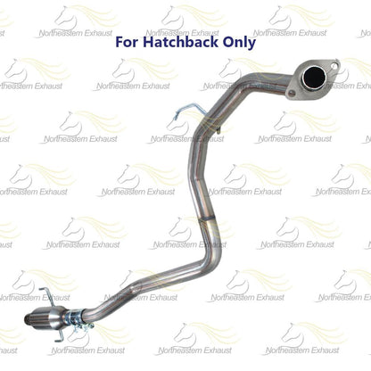Northeastern Exhaust | Stainless Steel Exhaust Resonator Pipe Compatible for 2007-2011 Toyota Yaris 1.5L | For Hatchback Only | Free Spring Bolt Kit, Gasket and Sleeve Included