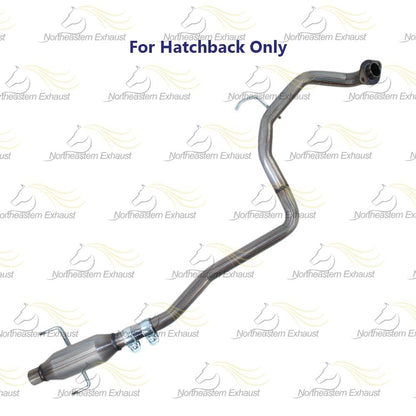 Northeastern Exhaust | Stainless Steel Exhaust Resonator Pipe Compatible for 2007-2011 Toyota Yaris 1.5L | For Hatchback Only | Free Spring Bolt Kit, Gasket and Sleeve Included