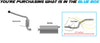 Exhaust Tail Pipe for 2002-2005 Jeep Liberty 2.4L | 2005-2006 Liberty 2.8L | 2002-2007 Liberty 3.7L