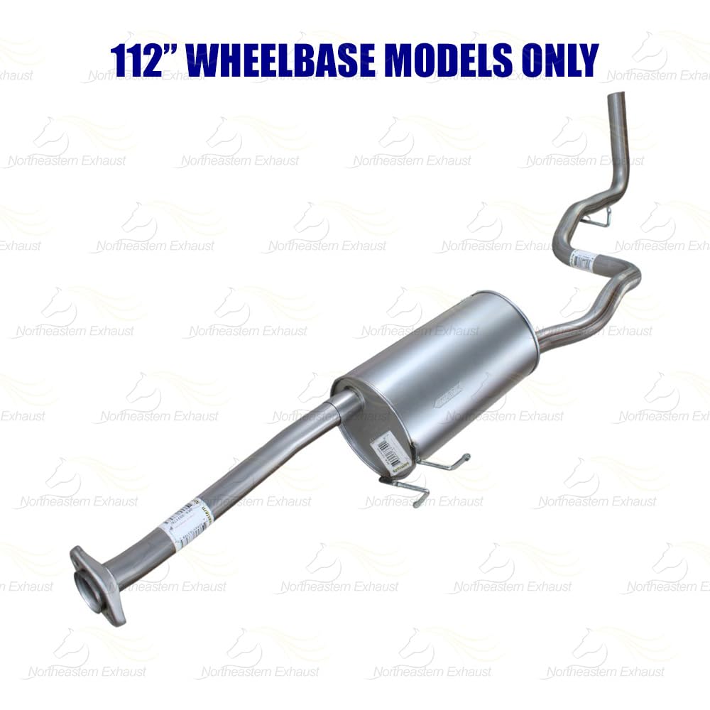 Exhaust Pipes and Muffler for 2004-2011 Ford Ranger 4.0L | 2004-2008 Ranger/Mazda B3000 3.0L | 112" WB