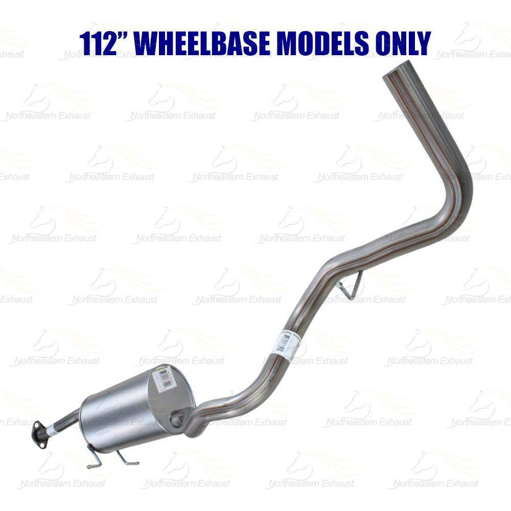 Exhaust Pipes and Muffler for 2004-2011 Ford Ranger 4.0L | 2004-2008 Ranger/Mazda B3000 3.0L | 112" WB