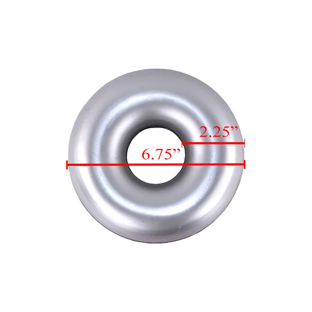 ColtExhaust | Stainless Steel - Exhaust Donut 2.25 inch - 360 Degree Pipe | Automotive Replacement Part