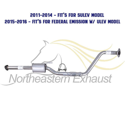 2011-2016 Hyundai Elantra 1.8L Exhaust Resonator Pipe
