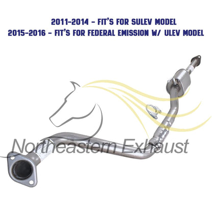 2011-2016 Hyundai Elantra 1.8L Exhaust Resonator Pipe