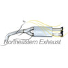2008-2010 Volvo V70 3.2L Exhaust Resonator Pipe