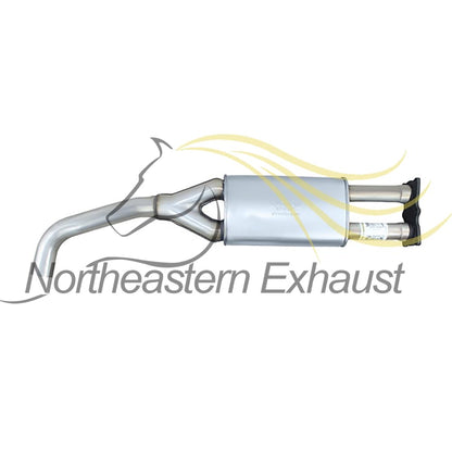 Northeastern Exhaust | Stainless Steel Exhaust Resonator Pipe Compatible for Volvo V70 2008-2010 3.2L | Automotive Replacement Part | Free Clamp, Gasket, and Sleeve included