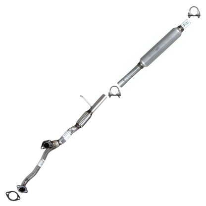 Northeastern Exhaust | Stainless Steel - Direct Fit Exhaust Front Pipe and Resonator Pipe Compatible for Ford Explorer 2011-2018 3.5L - Includes Gasket & Clamps