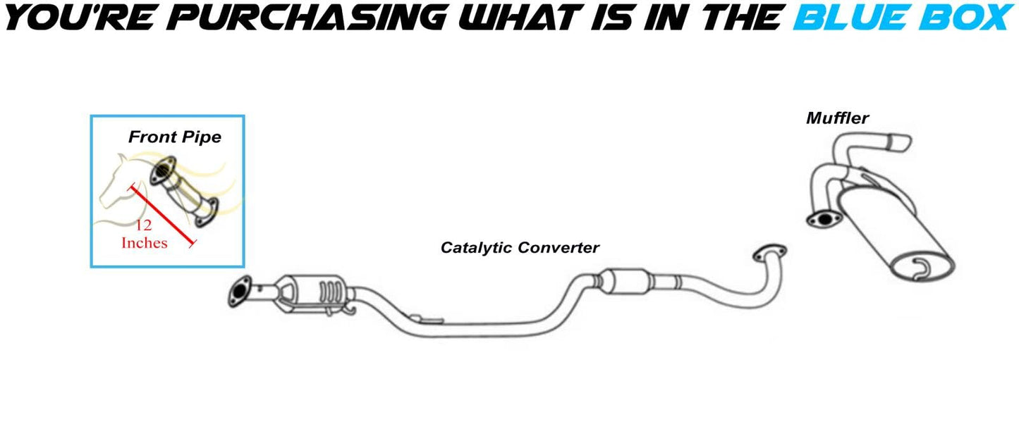 2014-2019 Mitsubishi Outlander Sport 2.0L 2.4L Front Exhaust Pipe