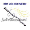 2015-2017 Jeep Cherokee 3.2L FWD - Driver-side Exhaust Pipe