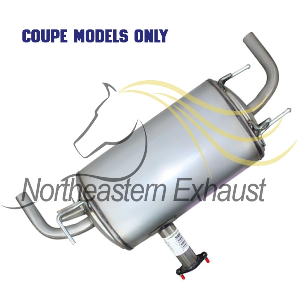 Northeastern Exhaust | Stainless Steel EPA-Approved Catalytic, Resonator & Muffler Exhaust System Kit Compatible for Nissan Altima 2008-2013 2.5L | Free Gaskets Included | Coupe Models