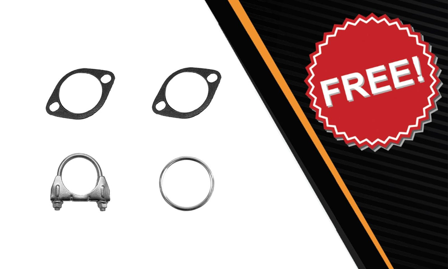 Northeastern Exhaust | Stainless Steel EPA-Approved Catalytic, Resonator & Muffler Exhaust System Kit Compatible for Nissan Altima 2008-2013 2.5L | Free Gaskets Included | Coupe Models