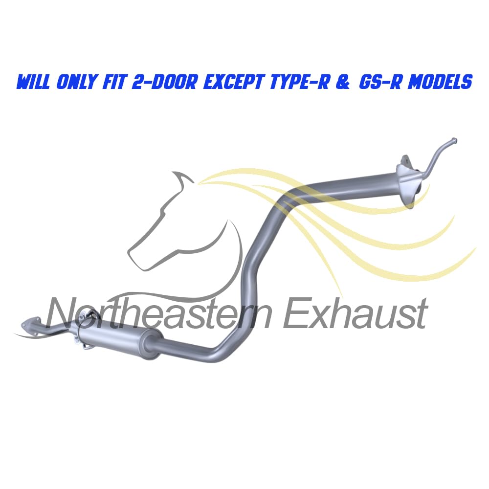 Exhaust Resonator Pipe for 1994-2001 Acura Integra 1.8L | For 2-Door Except Type-R & GS-R Models