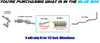 Exhaust Pipe and Muffler for 2001-2004 Mazda B2300 2.3L | 1998-2001 B2500 2.5L | 1998-2003 B3000 3.0L | 1999 B4000 4.0L