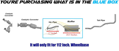 Exhaust Pipe and Muffler for 2001-2004 Mazda B2300 2.3L | 1998-2001 B2500 2.5L | 1998-2003 B3000 3.0L | 1999 B4000 4.0L