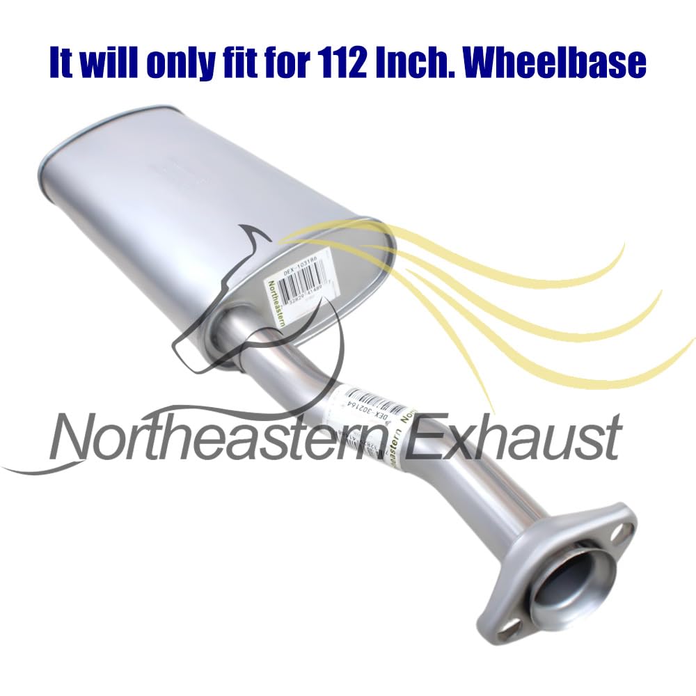 Exhaust Pipe and Muffler for 2001-2004 Mazda B2300 2.3L | 1998-2001 B2500 2.5L | 1998-2003 B3000 3.0L | 1999 B4000 4.0L