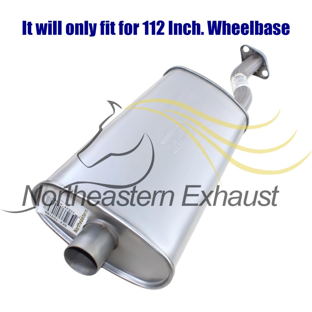 Exhaust Pipe and Muffler for 2001-2004 Mazda B2300 2.3L | 1998-2001 B2500 2.5L | 1998-2003 B3000 3.0L | 1999 B4000 4.0L