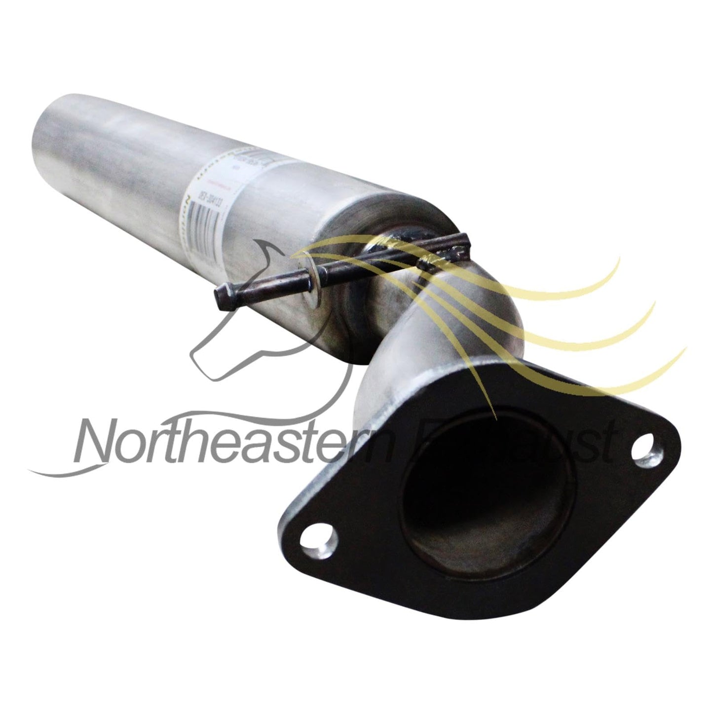Northeastern Exhaust | Stainless Steel Resonator Pipe Compatible for Malibu 2007-2008 3.5L | G6 2006-2007 2.4L | G6 2005-2007 3.5L | Aura 2007 3.5L | Free Gasket and Clamp Included