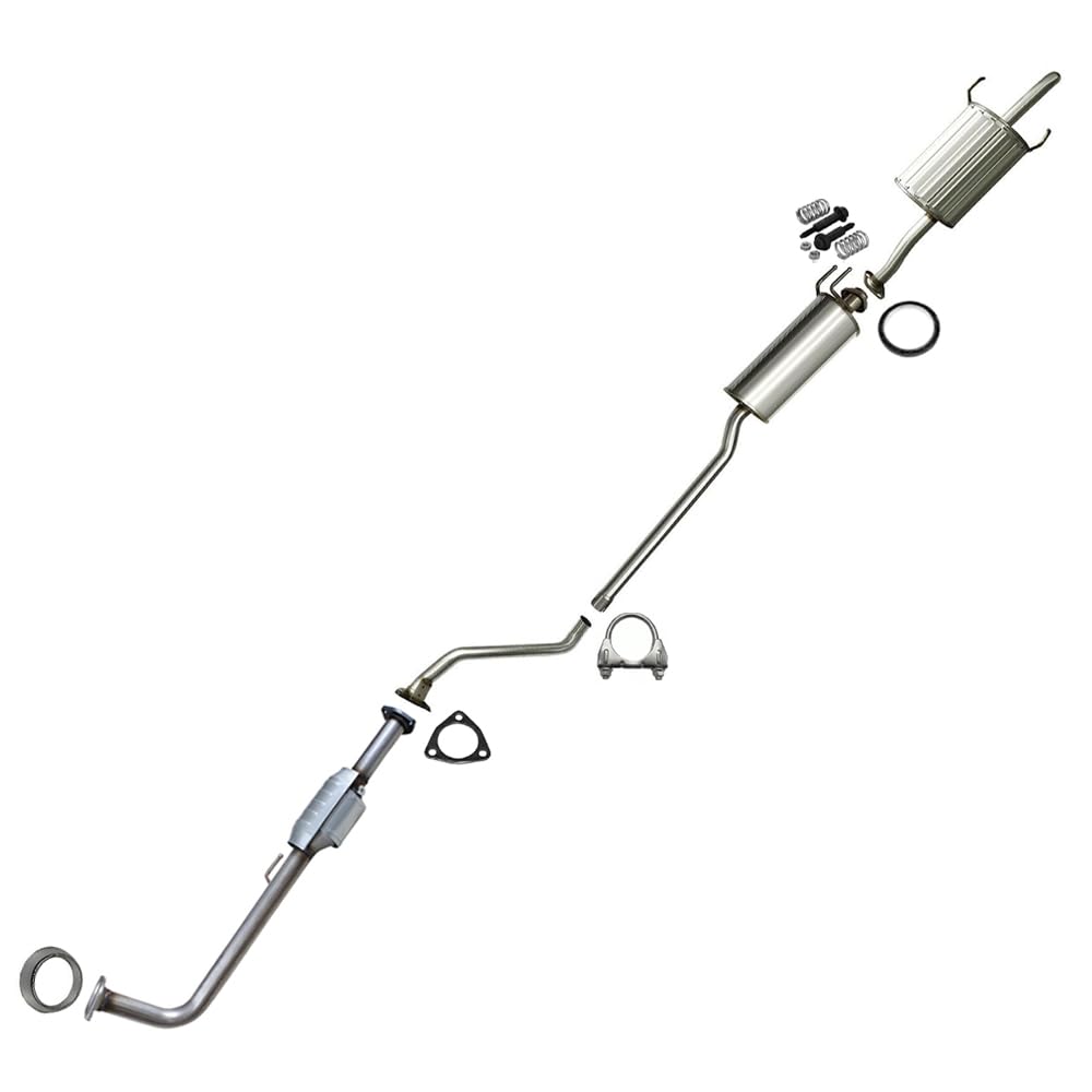 Catalytic, Resonator, & Muffler for 2001-2005 Honda Civic 1.7L - For GX & EX/VTEC & VTEC-E