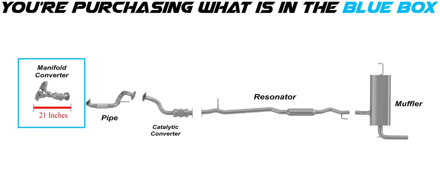 2014-2020 Nissan Rogue 2.5L Front Manifold Catalytic Converter - EPA Approved
