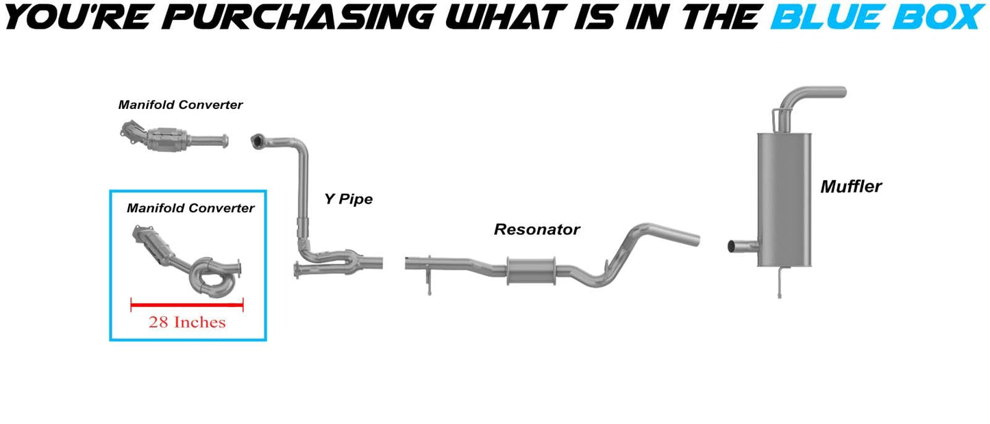 Driver-side Catalytic Converter for 2012-2017 Jeep Wrangler 3.6L | 2018 Wrangler JK 3.6L